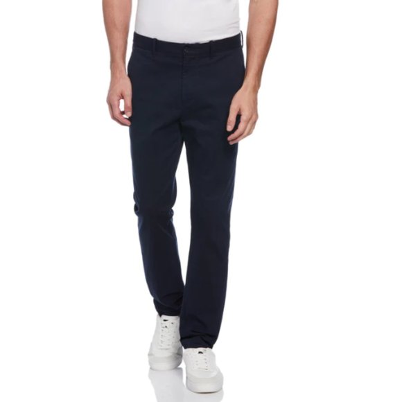 Original Penguin Mens Slim-Fit Stretch Twill C Dark Sapphire 34 x 32 - Picture 1 of 4